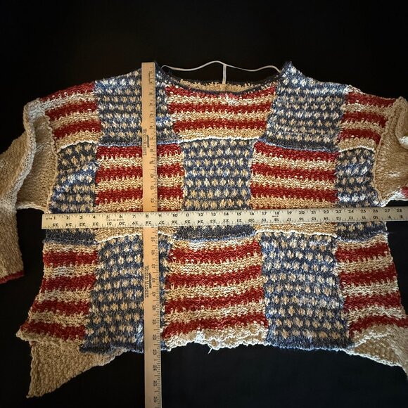 Free People Liberty Pullover Sweater Sz L - Picture 7 of 13